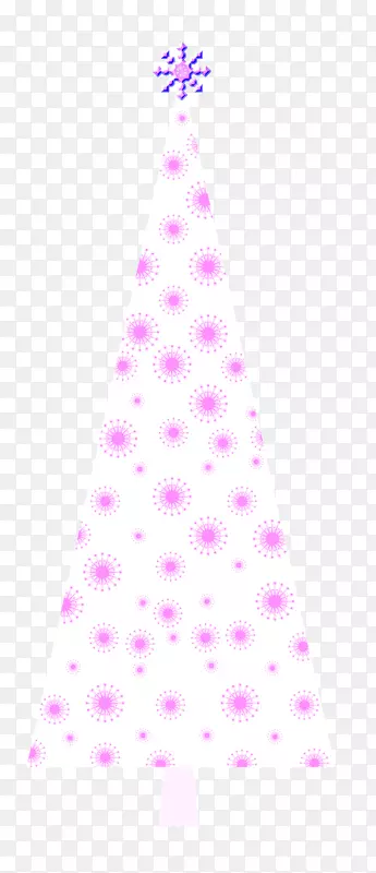 圣诞树云杉圣诞装饰冷杉粉色m-圣诞树