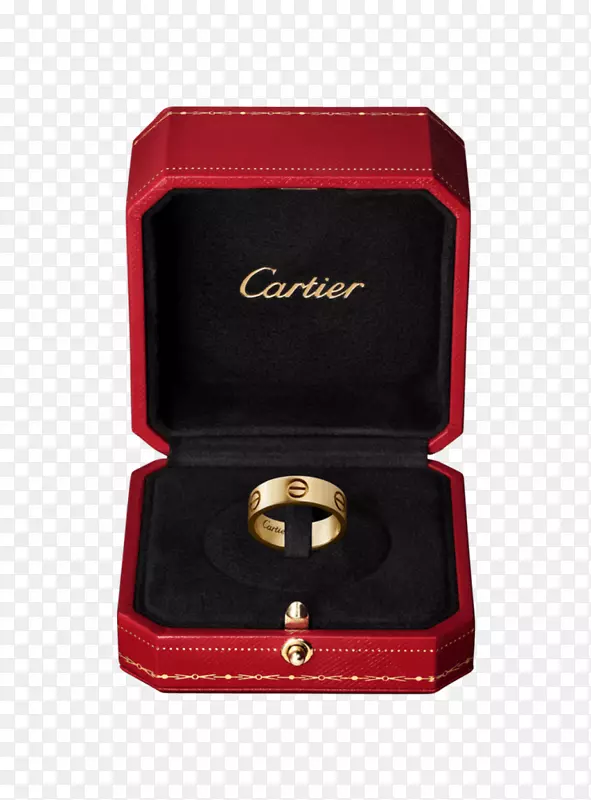 卡地亚爱情手镯金项链-戒指