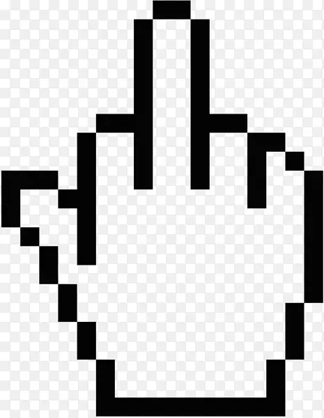 计算机鼠标指针光标图形手指-计算机鼠标
