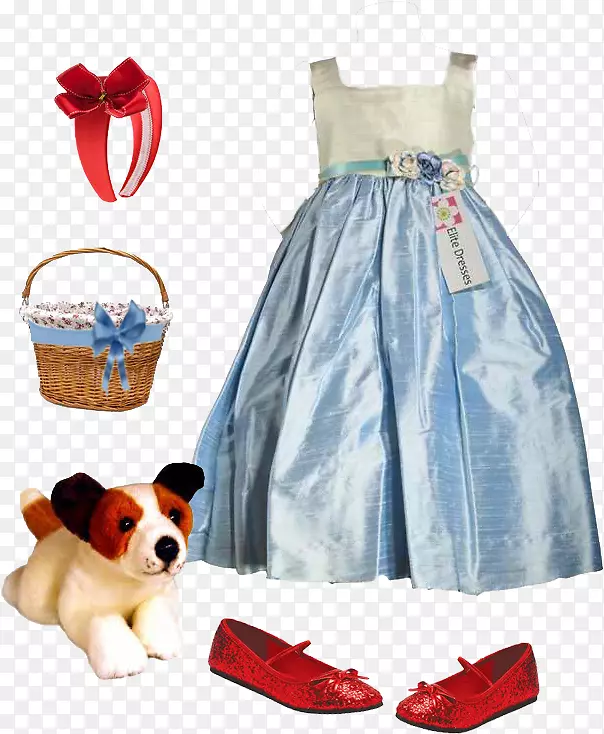 打扮杰克罗素猎犬毛绒动物&可爱的玩具，服装，外衣-连衣裙