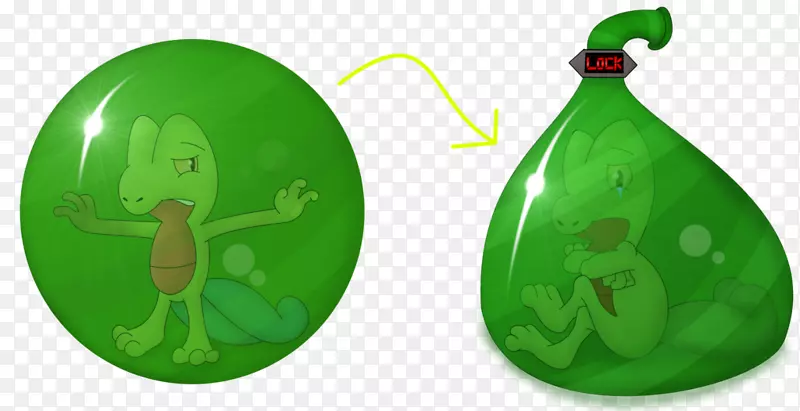 绿色捕卵气球