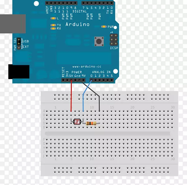 电子电子电路传感器电子元件Arduino按钮拉出电阻器