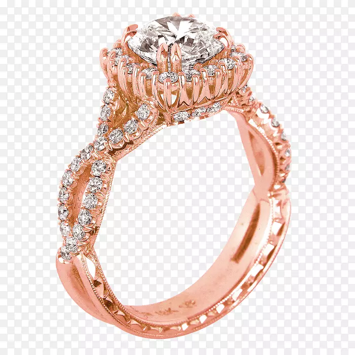 钻石结婚戒指珠宝订婚戒指创意婚戒