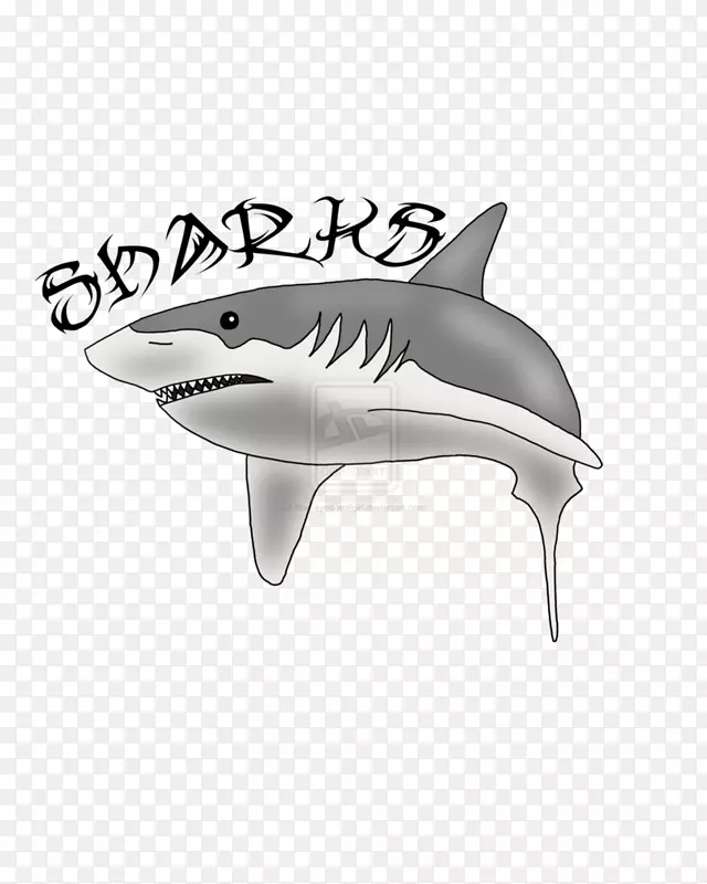 虎鲨安神鲨鱼产品萨马行伊洛卡诺-蓝色T恤设计