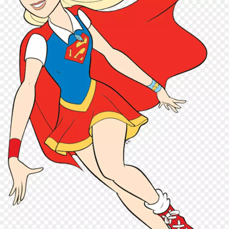 剪贴画超女超级英雄形象-超级少女