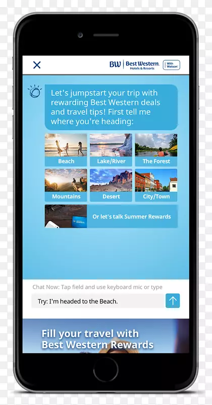 贝斯特韦斯特智能手机广告酒店华生酒店