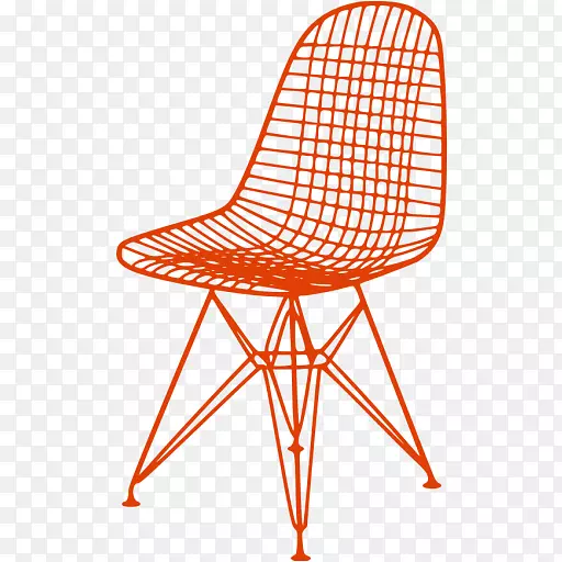 电线椅(DKr 1)Eames躺椅桌Charles和Ray Eames-桌子