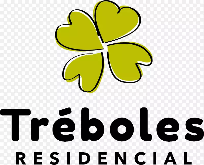 TréBoles住宅地球与和谐叶牌剪贴画-Infonavit标志