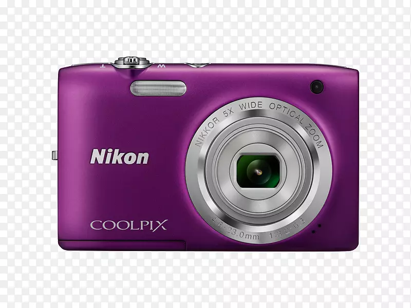 Nikon Coolpix S 2800 20.1 MP点与5x Nikon Coolpix S 2800 20.1MP数码相机