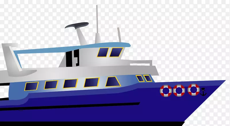 渡船豪华游艇剪贴画船水艇-海洋博物馆