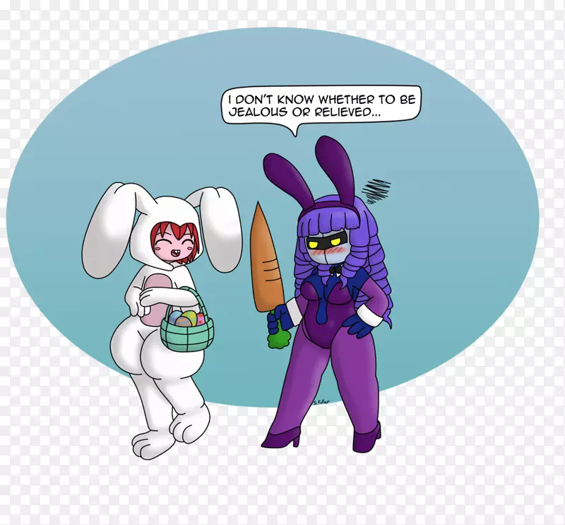 兔子复活节兔子艺术寻蛋插图-猎蛋