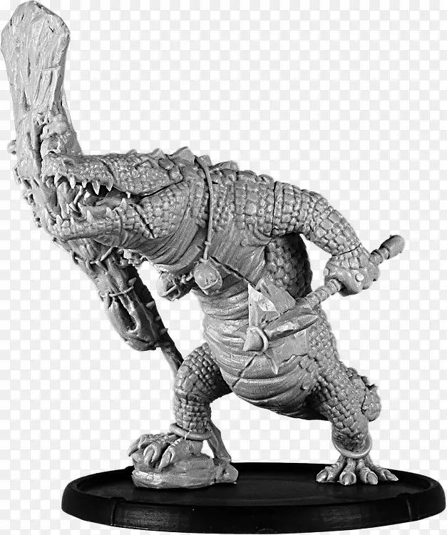 第九世纪的小雕像：奇幻之战-鳄鱼对凯曼