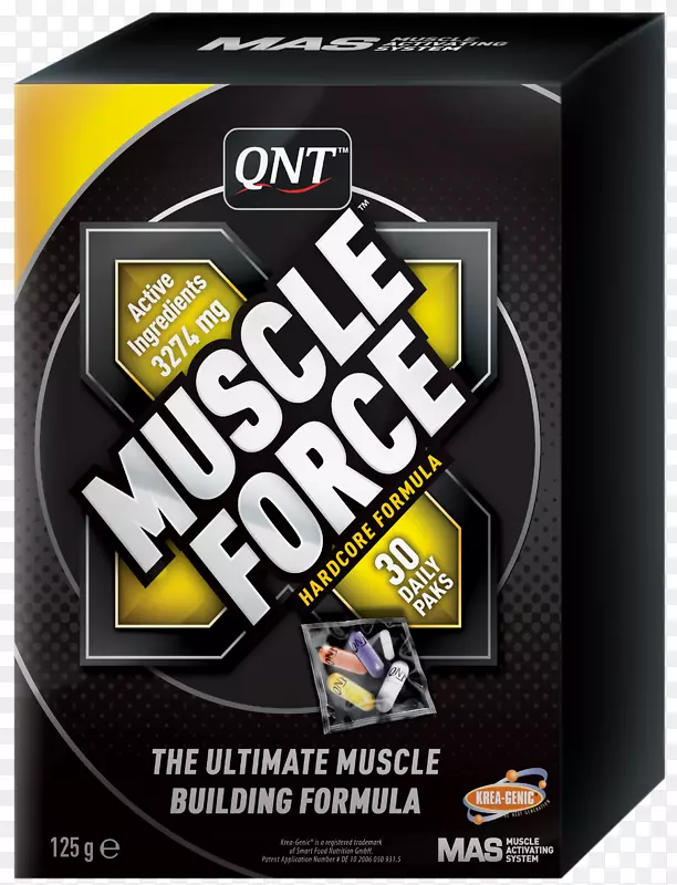 QNT营养QNT肌肉力量每日30包健美补充品牌-肌肉健身