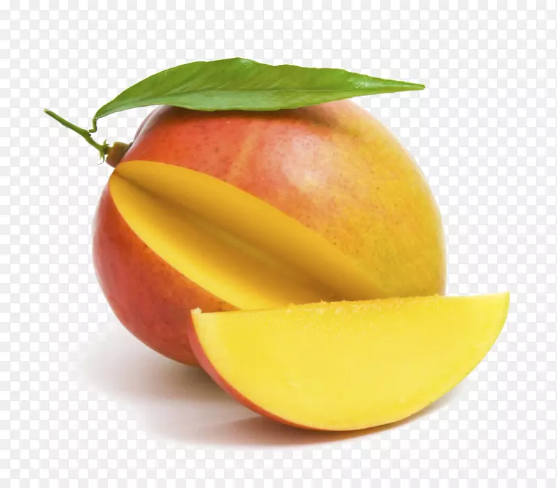 果汁芒果夹艺术透明png图片.果汁