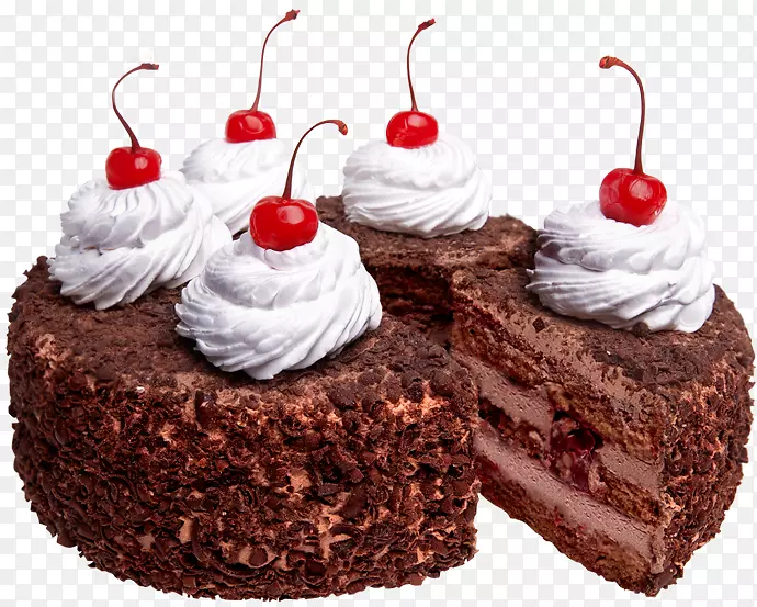 无糖巧克力蛋糕黑森林沙克托特巧克力蛋糕