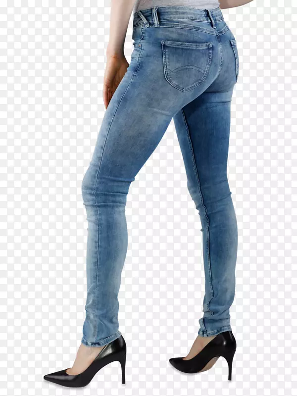 牛仔腰-女式牛仔裤
