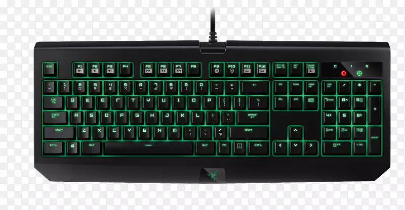 电脑键盘电脑鼠标游戏键盘Razer公司。Razer BlackWidow终极2016-电脑鼠标