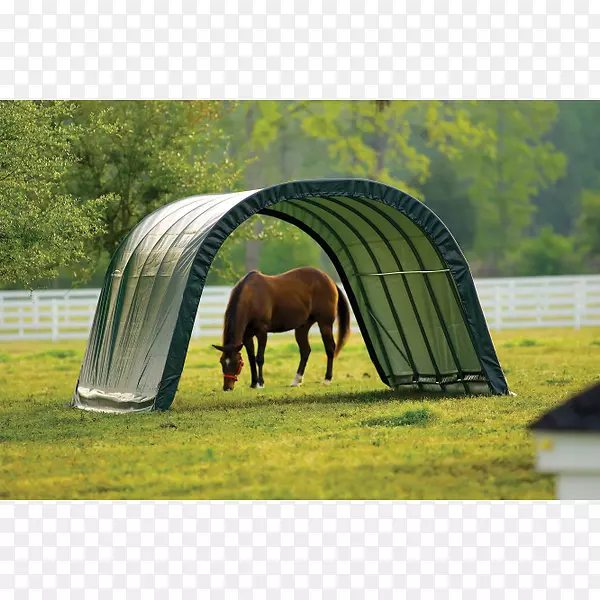 马棚稳定的动物收容所.高等级遮阳