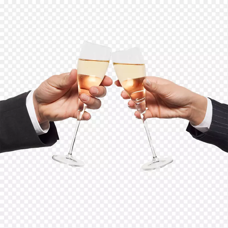 香槟酒-白兰地酒，玻璃杯酒-香槟