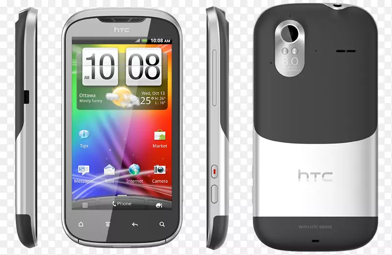智能手机功能手机htc愿望htc One的htc感觉-智能手机