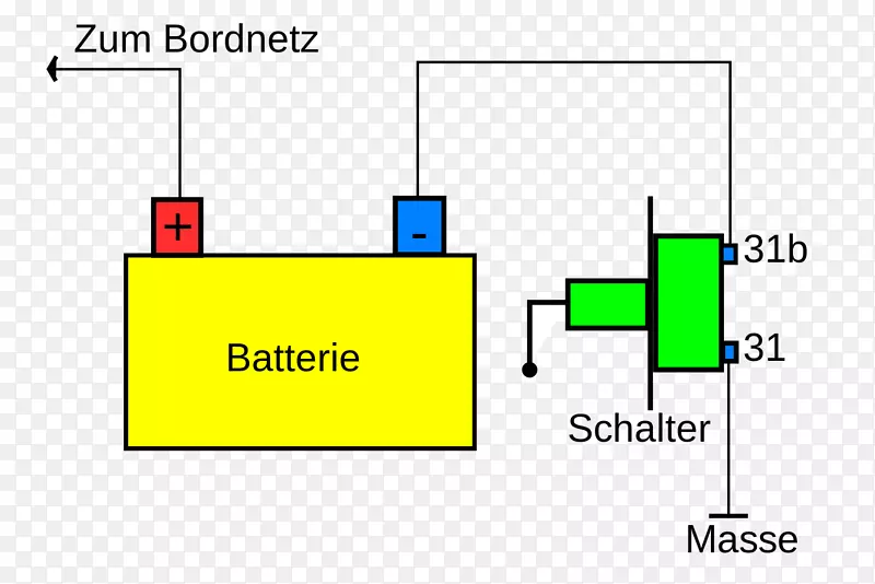 蓄电池隔离器电路图电池电器开关电子马达