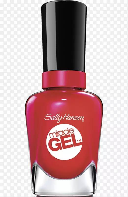 指甲油莎莉汉森奇迹凝胶指甲油化妆品-红色指甲油