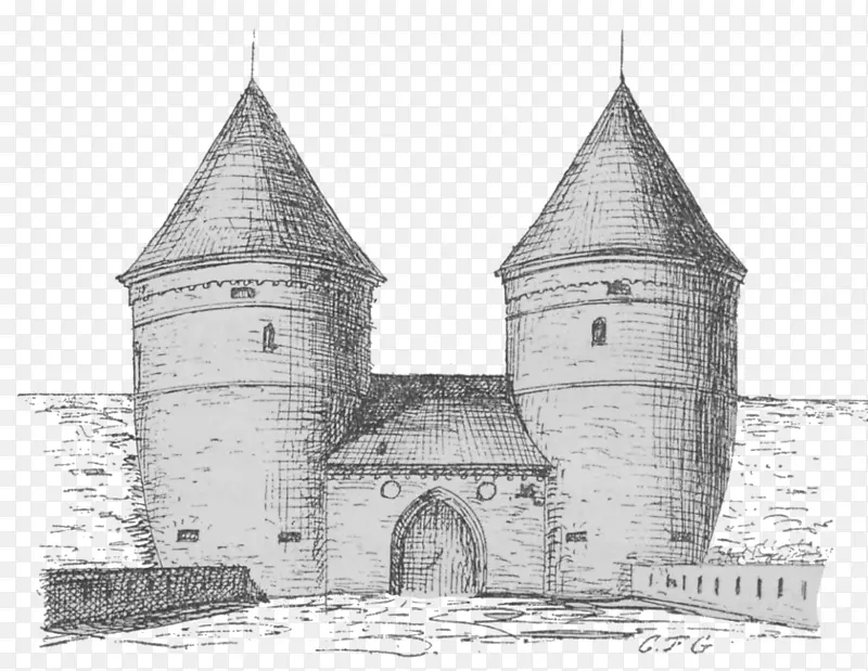 中世纪建筑城堡-城堡