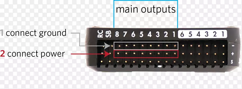 PX4自动驾驶电线和电缆接线图电容器-帮助。连接