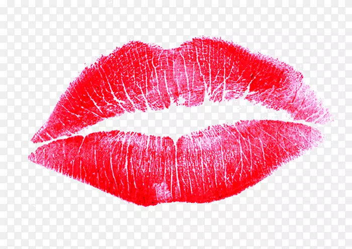 国际接吻日唇口图片-接吻