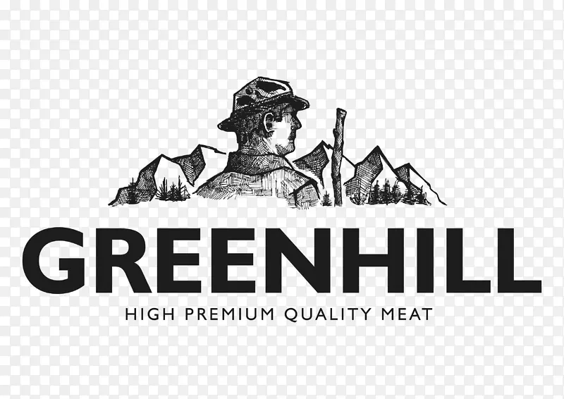 标志字体品牌白色绿色优质肉类