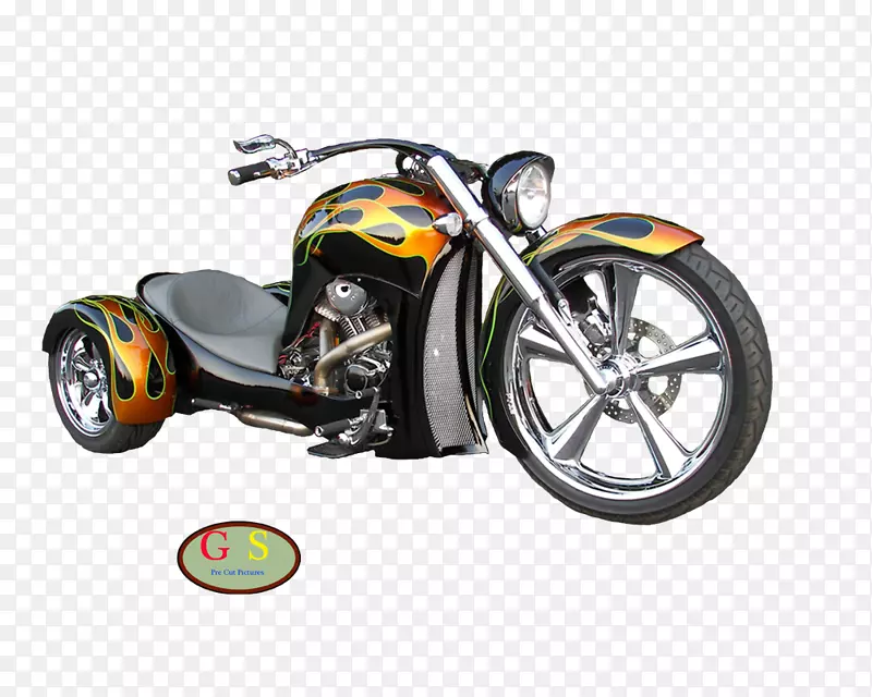 轮式摩托车附件汽车-摩托车