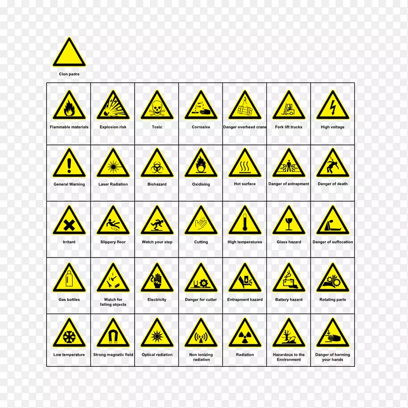 危险标志危险货物标志安全.三维三角形