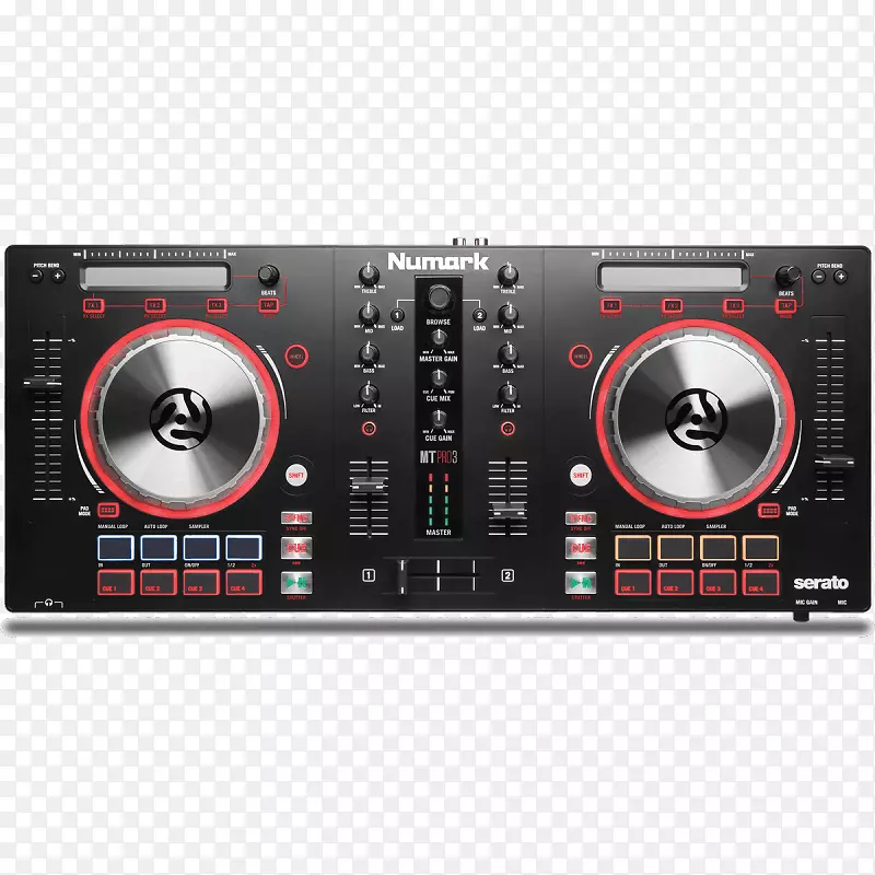 DJ控制器Numark混轨ProIII光盘骑师Numark工业虚拟DJ-独家和eacute；