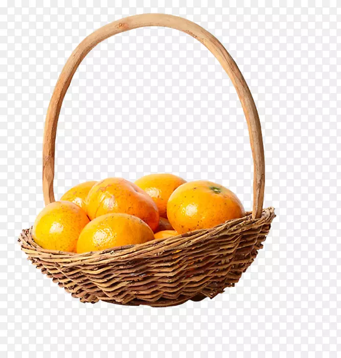 橘子，柑桔，水果，png图片剪辑，艺术.桔子篮