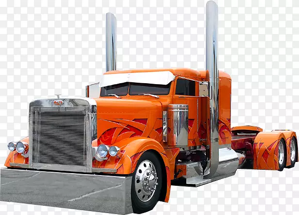 Peterbilt 379 Kenworth W 900半挂车