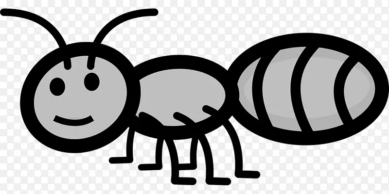 蚂蚁剪贴画露天部分下载图-昆虫