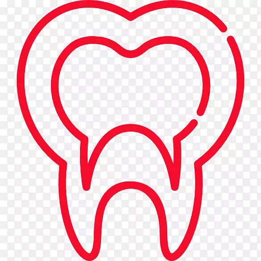 牙科牙根管蛀牙-牙齿图标