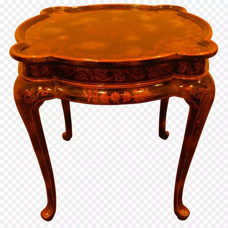 咖啡桌古董产品设计木材染色桌