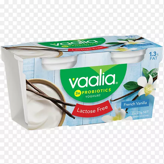 奶油瓦利亚无乳糖香草酸奶2x175 g风味-法国香草