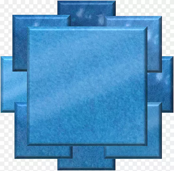 蓝色陶瓷砖.彩色芯片