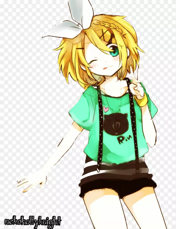 Kagamine rin/len Hatsune Miku：项目Dva词汇图像-Kagamine rin