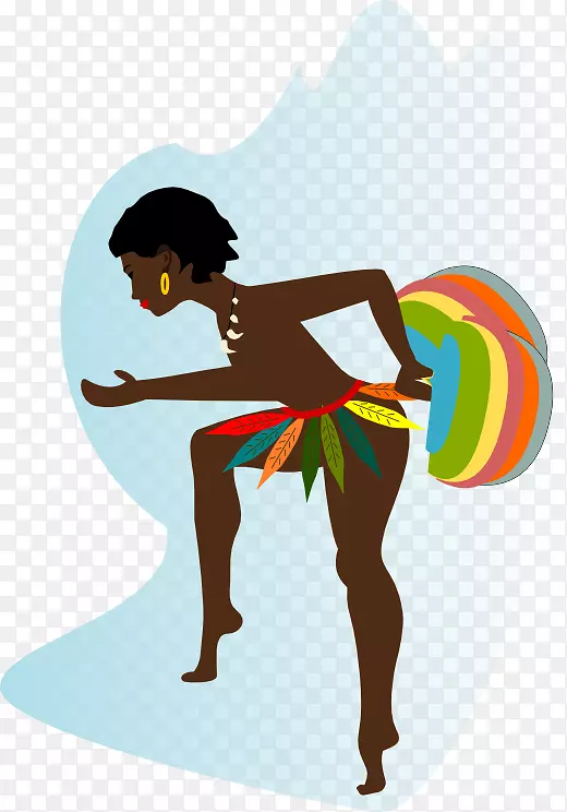 剪贴画图形非洲舞蹈png图片.舞蹈者插图