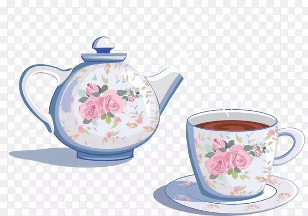 茶壶咖啡杯壶夹艺术茶
