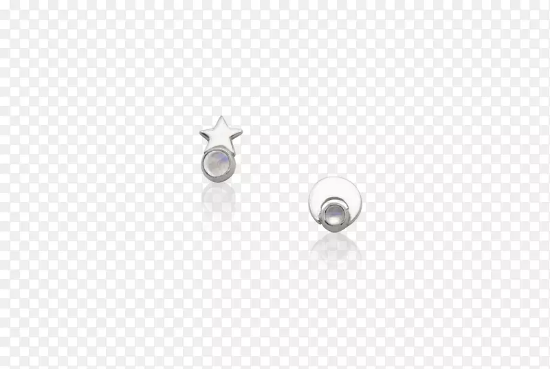 耳环银金珍珠产品设计-银