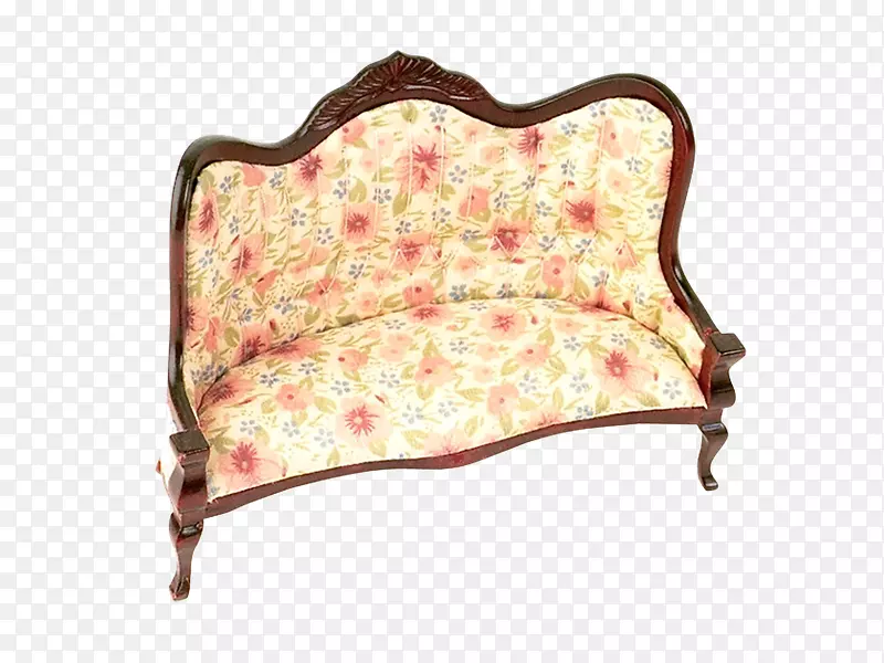 相间椅垫长方形沙发-Silla