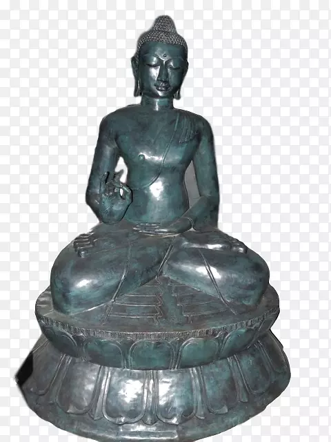 亚四宝龙岩宫石铜像-佛教材料
