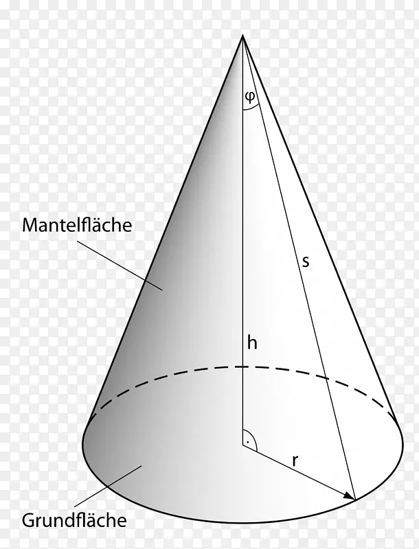 锥三角形面积几何