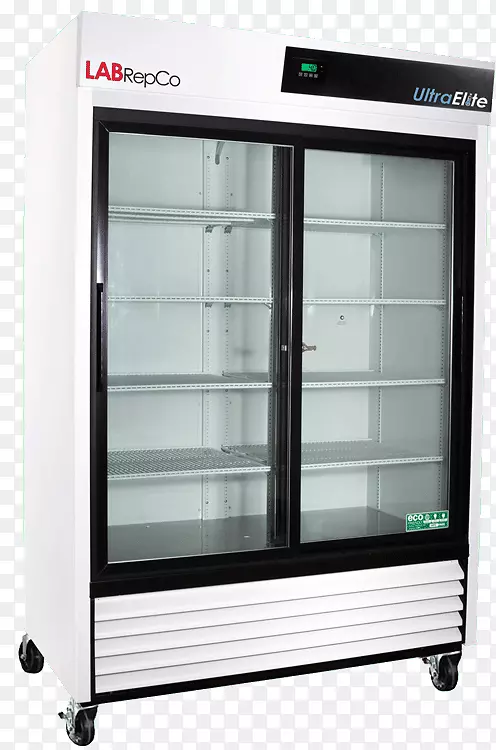 冰箱滑动玻璃门冰箱生物医学显示屏