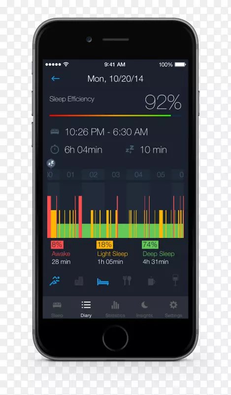 手机智能手机睡眠周期手机应用-睡眠良好