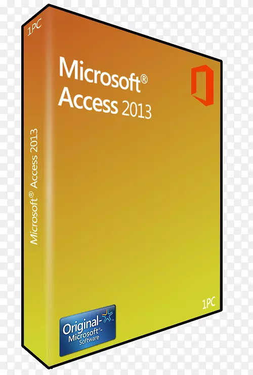 微软公司微软Access产品设计品牌字体访问2013
